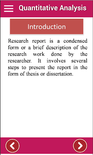 Research Report Writing Screen 2