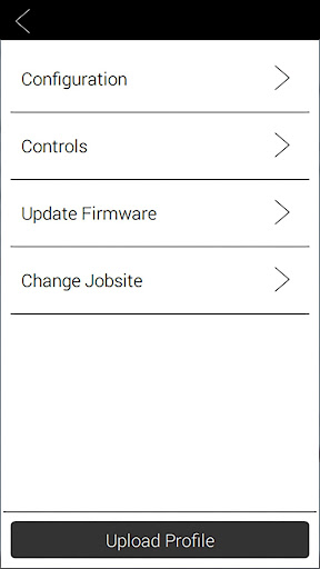 Sensor Configuration Screen 3