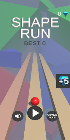 Shape Run - 3d - Screenshot 1