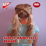 Cover Image of Baixar School Hairstyles Designs 1.0 APK