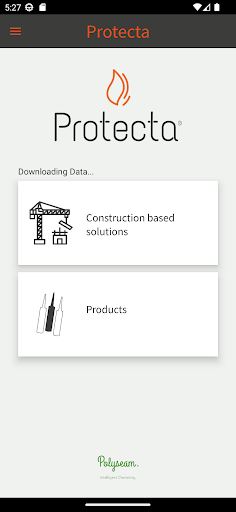 Android application Protecta Fire screenshort