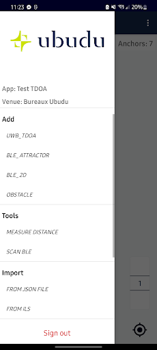 Android application MapTool screenshort