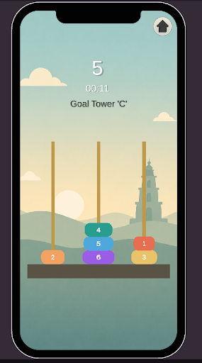Tower of Hanoi screenshot 2