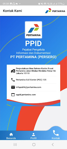 PPID Pertamina Screen 3