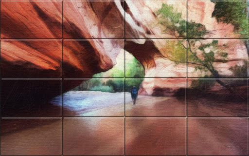 Android application Tile Puzzle Digital Paintings screenshort