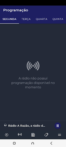Rádio A Razão - A rádio do RC Screen 2