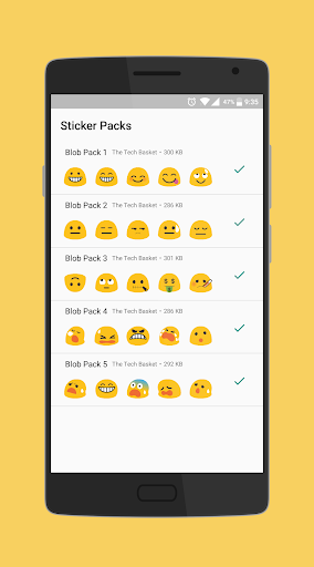 Blob is Back - WAStickerApps Screen 2
