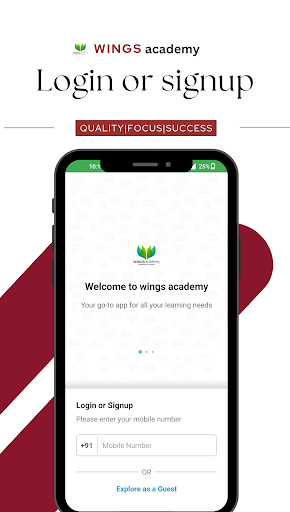 wings academy Screen 2