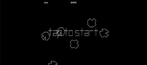 Asteroids Retro Screen 2