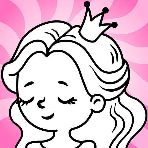 Princess coloring pages book 1.15 Icon