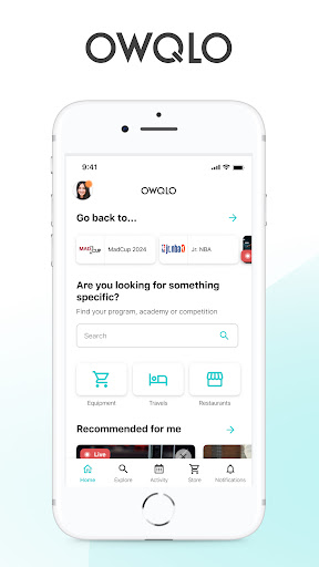 Android application OWQLO screenshort