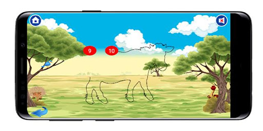 Connect Dots Picture Game for