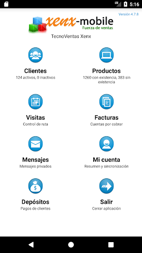 Android application Xenx Mobile screenshort
