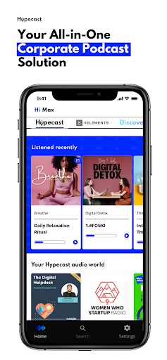 Android application Hypecast screenshort