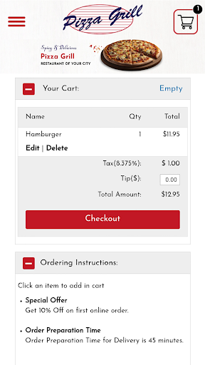 Pizza Grill Restaurant