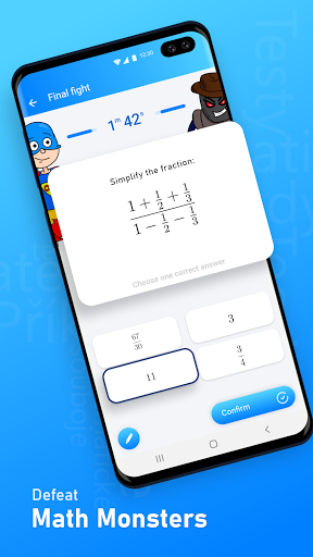 Mathman - Math Tests & Theory Screen 2