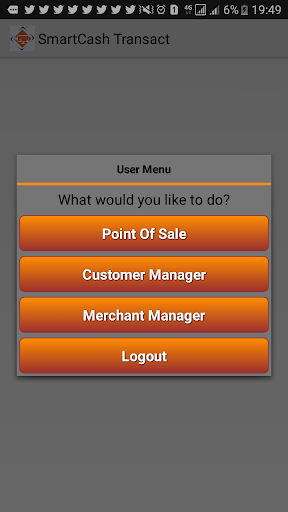SmartCash Transact Screen 2