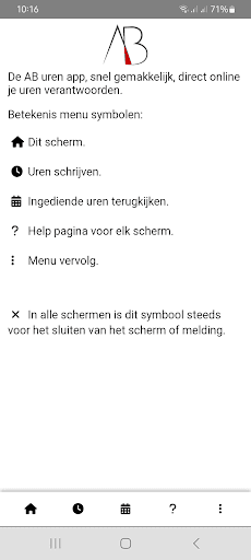 AB Uren App Screen 2