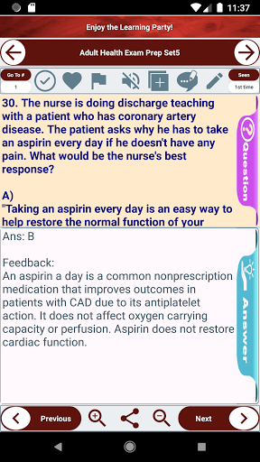 Adult Health Exam Prep