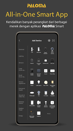 Android application PALOMA Smart screenshort