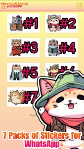 Meow-Cute Emojis Whatsapp