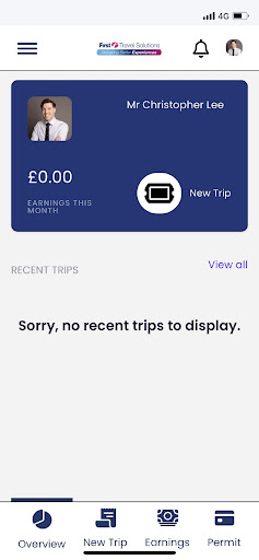 FTS White Tickets Driver App Screen 2
