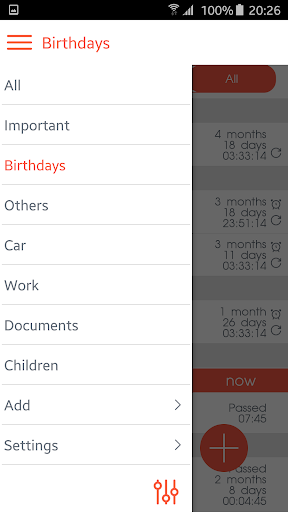 Countdown Calendar Screen 2