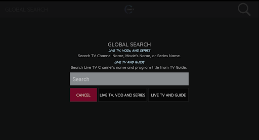 Chombie TV Player Screen 3
