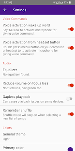 Musica Voice Control Player 3.5 APK screenshots 4