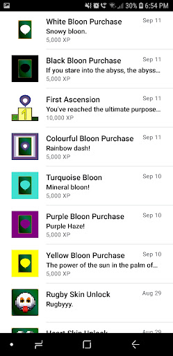 Android application Bloon Clicker screenshort