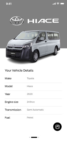 My Hiace Screen 3