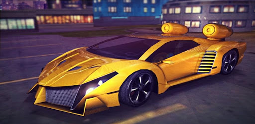 Sports Car Flying 3d