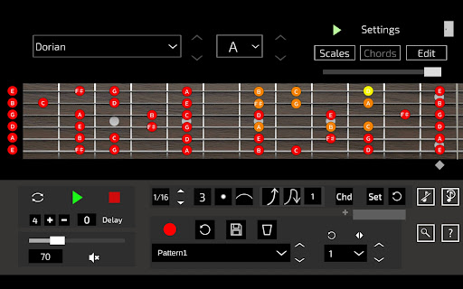 Android application Guitar Phrases screenshort