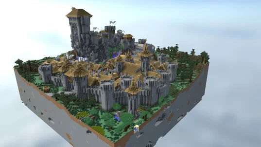 Minecraft の城の地図
