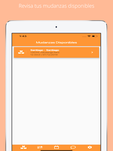 Android application Mudango Moving Partners screenshort