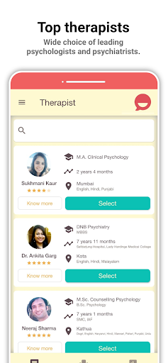 TickTalkTo Counseling Therapy Screenshot 2 - AppWisp.com