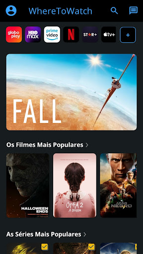 Android application Where To Watch screenshort