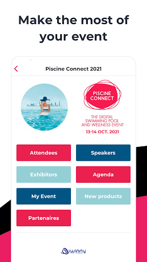 Android application Piscine Connect screenshort