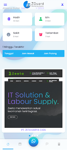 ZGUARD Monitoring System Screen 2