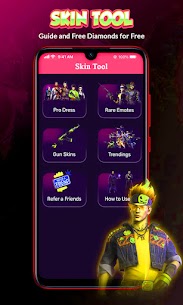 FFF FF Skin Tool Elite pass Emote skin Apk for Android 4