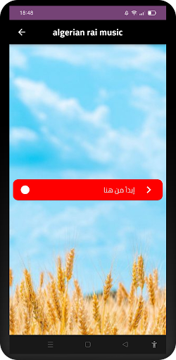 Android application Rai Algerian music screenshort