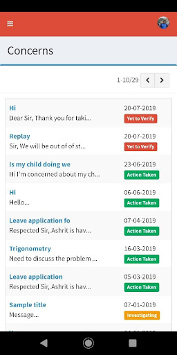 Appy School Staff Screen 3