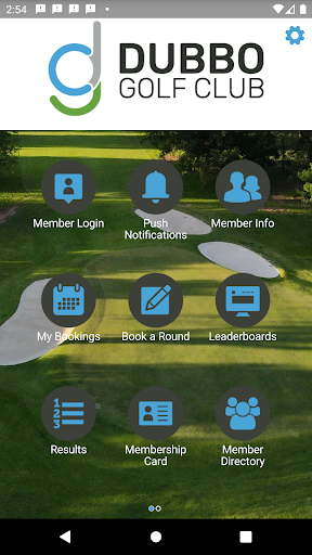 Android application Dubbo Golf Club screenshort