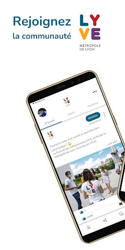 Android application LYVE screenshort