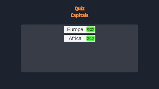 quiz capitals africa europe