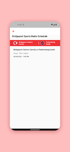 Bridgeport Sports Radio Screen 2