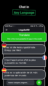Ask AI - AI LingoBotRD Chatbot