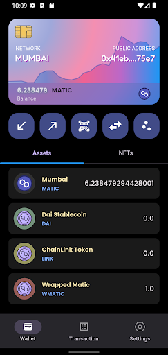 Comet: Crypto & NFT wallet Screen 2
