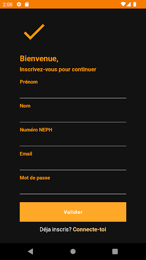 Android application Moniteur2Ouf screenshort