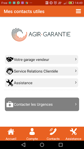Agir-Garantie Screen 2
